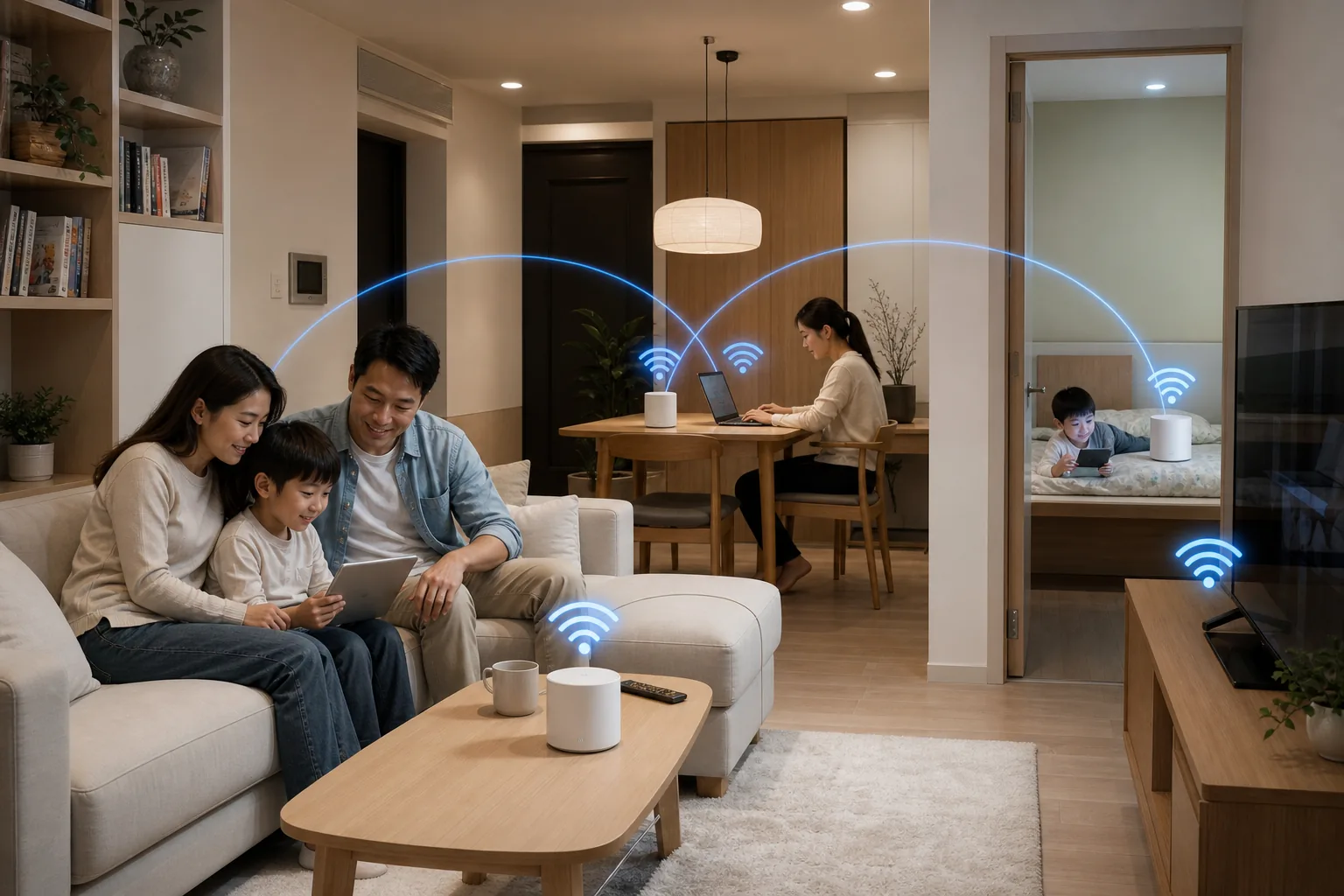 台灣家庭使用 Mesh Wi-Fi 改善全屋網路覆蓋