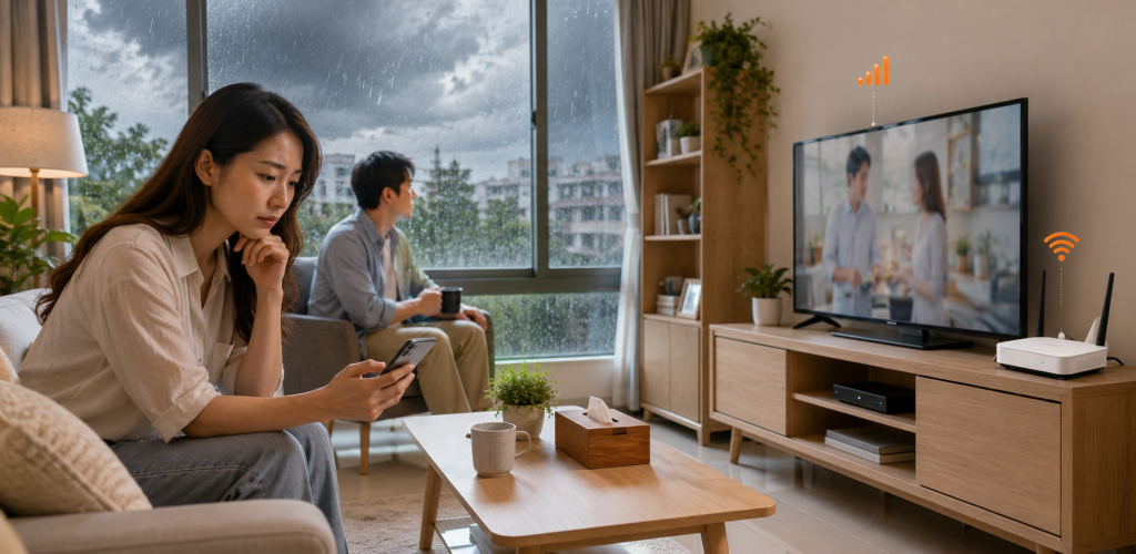颱風網路不穩怎麼辦？Wi-Fi、第四台訊號與6步安全檢查