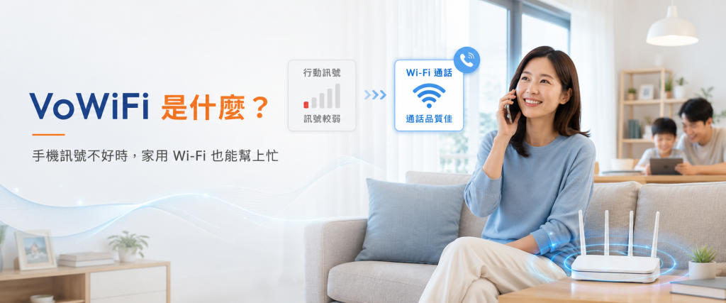 VoWiFi 是什麼？手機訊號不好時，家用 Wi‑Fi 可以怎麼幫忙？